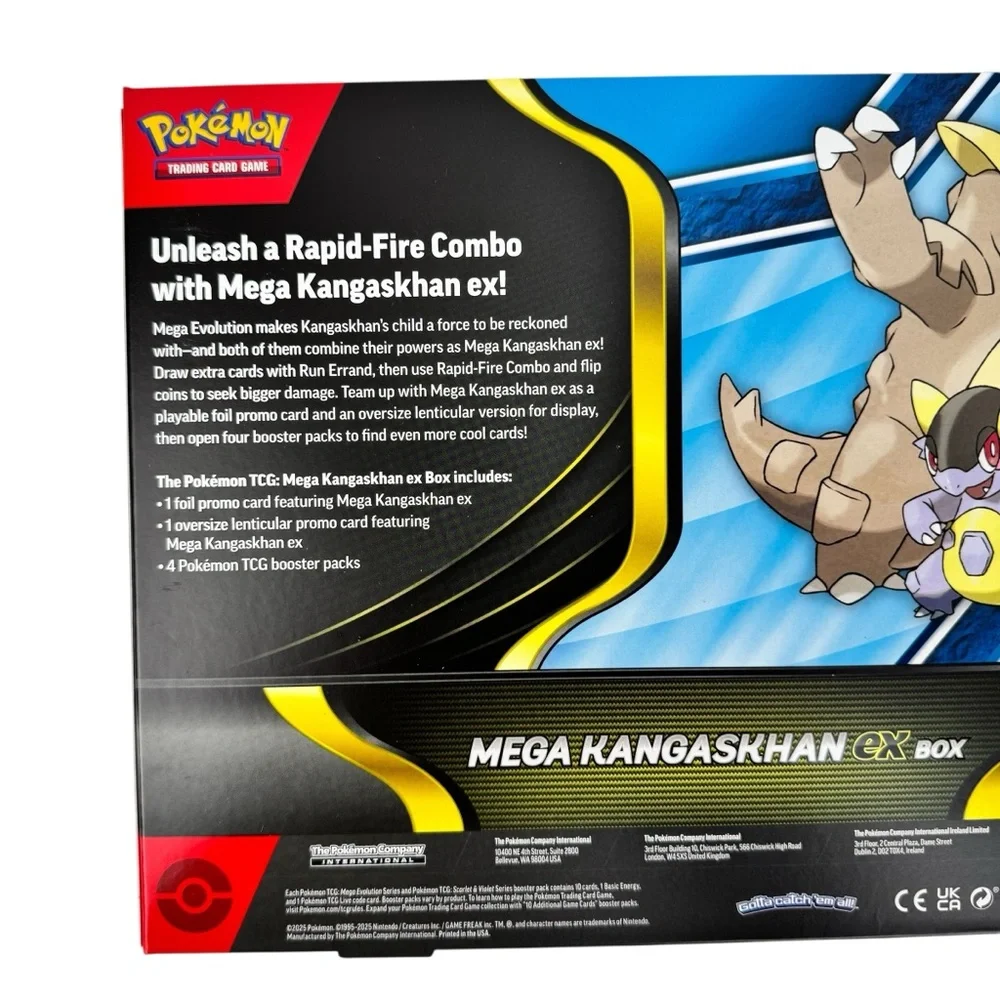 NEW Pokemon TCG Mega Kangaskhan Ex Collection w/Promo + 4 Packs SEALED BOX 5126